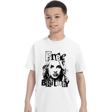 Load image into Gallery viewer, Secret_Shirts T-Shirts, Youth / XS / White Free Britney White