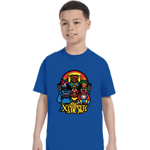Load image into Gallery viewer, Daily_Deal_Shirts T-Shirts, Youth / XS / Royal Blue The X-Puppet Show