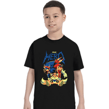 Load image into Gallery viewer, Daily_Deal_Shirts T-Shirts, Youth / XS / Black Team Hero