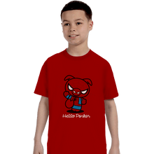 Load image into Gallery viewer, Shirts T-Shirts, Youth / XL / Red Hello Porker