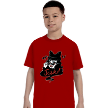 Load image into Gallery viewer, Daily_Deal_Shirts T-Shirts, Youth / XS / Red Jesk!