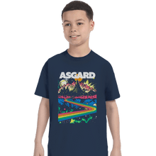 Load image into Gallery viewer, Shirts T-Shirts, Youth / XL / Navy Visit Asgard