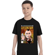 Load image into Gallery viewer, Secret_Shirts T-Shirts, Youth / XS / Black God's Lonely Man