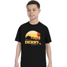 Load image into Gallery viewer, Shirts T-Shirts, Youth / XS / Black Welcome To Derry
