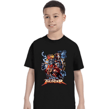 Load image into Gallery viewer, Shirts T-Shirts, Youth / XS / Black Love & Thunder