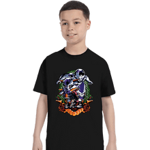 Load image into Gallery viewer, Shirts T-Shirts, Youth / XS / Black Frieza Crest