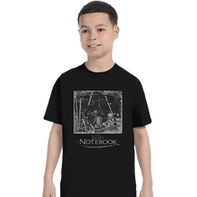 Load image into Gallery viewer, Secret_Shirts T-Shirts, Youth / XS / Black Death Notebook