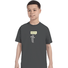 Load image into Gallery viewer, Secret_Shirts T-Shirts, Youth / XS / Charcoal Clippy