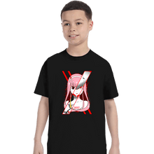Load image into Gallery viewer, Shirts T-Shirts, Youth / XS / Black Franxx