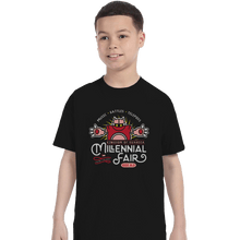 Load image into Gallery viewer, Shirts T-Shirts, Youth / Small / Black Millennial Fair
