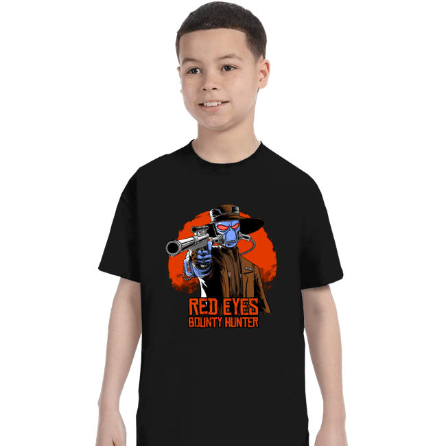 Red Eyes Bounty Hunter - Nerdy T-Shirt by Joerawks | ShirtPunch