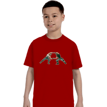 Load image into Gallery viewer, Shirts T-Shirts, Youth / XS / Red 80s Fusion