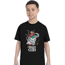 Load image into Gallery viewer, Secret_Shirts T-Shirts, Youth / XS / Black The Spirit Story