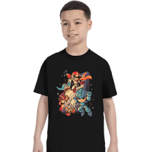 Load image into Gallery viewer, Daily_Deal_Shirts T-Shirts, Youth / XS / Black Mega Console