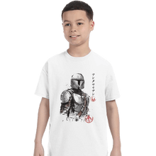 Load image into Gallery viewer, Shirts T-Shirts, Youth / XL / White Din Djarin