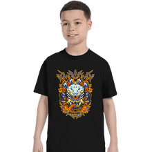 Load image into Gallery viewer, Shirts T-Shirts, Youth / XS / Black Beholder Crest