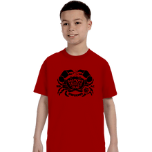 Load image into Gallery viewer, Daily_Deal_Shirts T-Shirts, Youth / XS / Red Daemon's Smoked Crab
