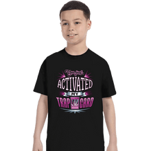 Load image into Gallery viewer, Secret_Shirts T-Shirts, Youth / XS / Black Trap Card
