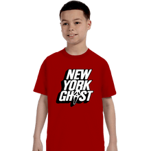 Load image into Gallery viewer, Daily_Deal_Shirts T-Shirts, Youth / XS / Red New York Ghost