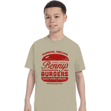 Load image into Gallery viewer, Shirts T-Shirts, Youth / XS / Sand Benny's Burgers