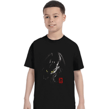 Load image into Gallery viewer, Shirts T-Shirts, Youth / XS / Black Fury Ink