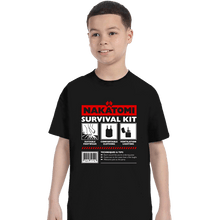 Load image into Gallery viewer, Daily_Deal_Shirts T-Shirts, Youth / XS / Black Nakatomi Survival Kit