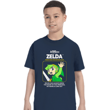 Load image into Gallery viewer, Daily_Deal_Shirts T-Shirts, Youth / XS / Navy Not Zelda