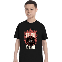 Load image into Gallery viewer, Daily_Deal_Shirts T-Shirts, Youth / XS / Black Fireball club