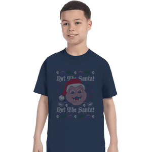 Shirts T-Shirts, Youth / XL / Navy Not The Santa!