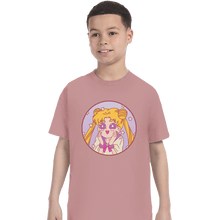 Load image into Gallery viewer, Secret_Shirts T-Shirts, Youth / XS / Pink Pastel Moon