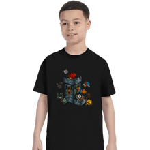 Load image into Gallery viewer, Shirts T-Shirts, Youth / XS / Black Dice Tower