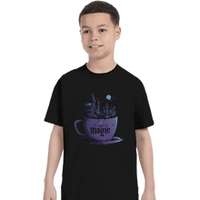 Load image into Gallery viewer, Shirts T-Shirts, Youth / XL / Black A Cup Of Magic