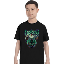 Load image into Gallery viewer, Secret_Shirts T-Shirts, Youth / XS / Black Pot Of Greed Card