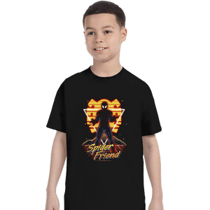 Shirts T-Shirts, Youth / XS / Black Retro Spider Friend