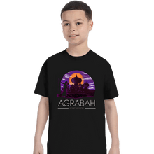 Load image into Gallery viewer, Shirts T-Shirts, Youth / XS / Black Agrabah Desert Kingdom
