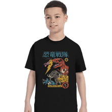 Load image into Gallery viewer, Shirts T-Shirts, Youth / XL / Black DIno Sentai