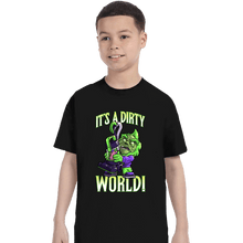 Load image into Gallery viewer, Daily_Deal_Shirts T-Shirts, Youth / XS / Black Cute But Dirty