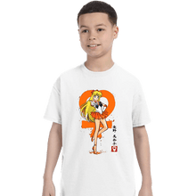 Load image into Gallery viewer, Daily_Deal_Shirts T-Shirts, Youth / XS / White Venus Sumi-e