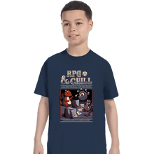 Load image into Gallery viewer, Secret_Shirts T-Shirts, Youth / XS / Navy RPG And Chill