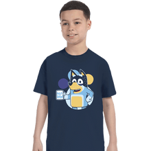 Load image into Gallery viewer, Daily_Deal_Shirts T-Shirts, Youth / XS / Navy Blue Dad