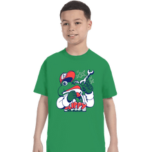 Load image into Gallery viewer, Shirts T-Shirts, Youth / XS / Irish Green Slippy Toad