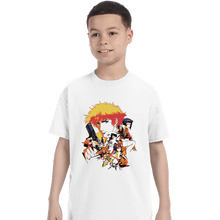 Load image into Gallery viewer, Daily_Deal_Shirts T-Shirts, Youth / XS / White Retro Space Cowboy