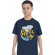Load image into Gallery viewer, Secret_Shirts T-Shirts, Youth / XS / Navy Will the Real Wolverine Please Stand Up
