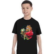 Load image into Gallery viewer, Secret_Shirts T-Shirts, Youth / XS / Black Why You Little Turtle Mikey
