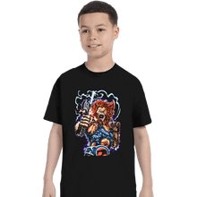 Load image into Gallery viewer, Secret_Shirts T-Shirts, Youth / XS / Black Lion-O