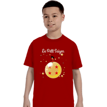 Load image into Gallery viewer, Shirts T-Shirts, Youth / XS / Red Le Petit Saiyen