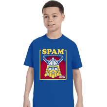 Load image into Gallery viewer, Daily_Deal_Shirts T-Shirts, Youth / XS / Royal Blue Spam