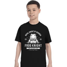 Load image into Gallery viewer, Shirts T-Shirts, Youth / XS / Black Frog Knight