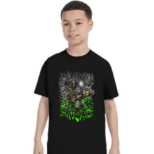 Load image into Gallery viewer, Daily_Deal_Shirts T-Shirts, Youth / XS / Black Wolf Knight