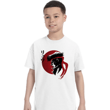 Load image into Gallery viewer, Shirts T-Shirts, Youth / XS / White Red Sun Fighter